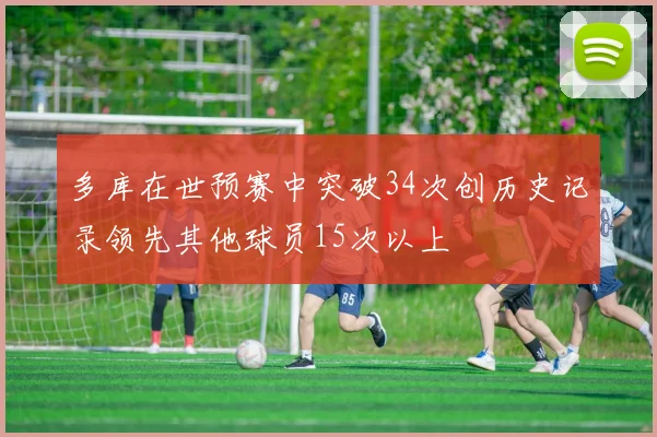 多库在世预赛中突破34次创历史记录领先其他球员15次以上
