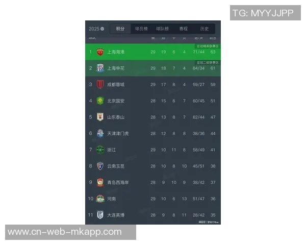 中超最新积分榜揭晓蓉城超越申花升至第十海港仍在底部挣扎 中超最新积分榜揭晓蓉城超越申花升至第十海港仍在底部挣扎